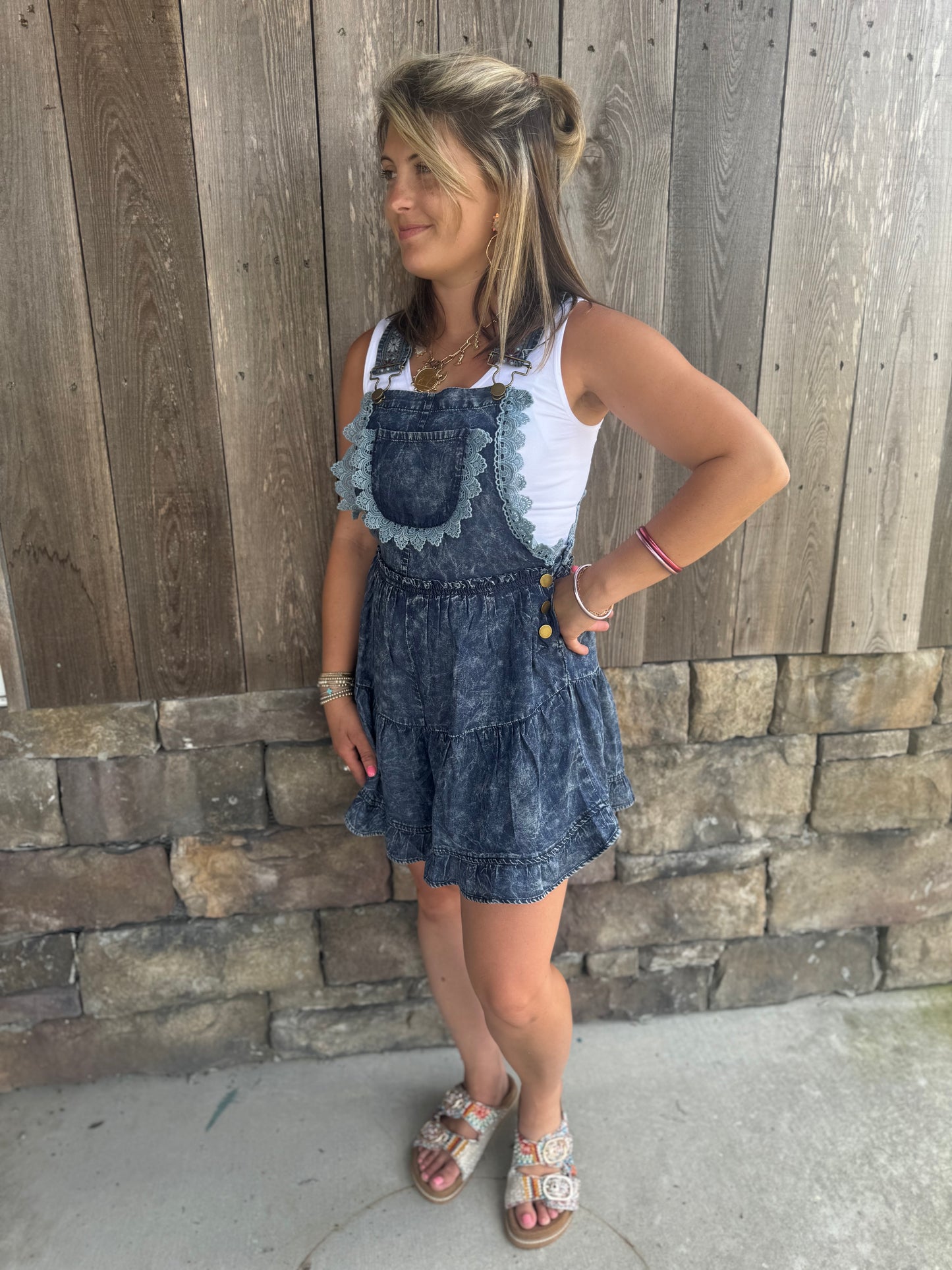 Denim Lace Jumper