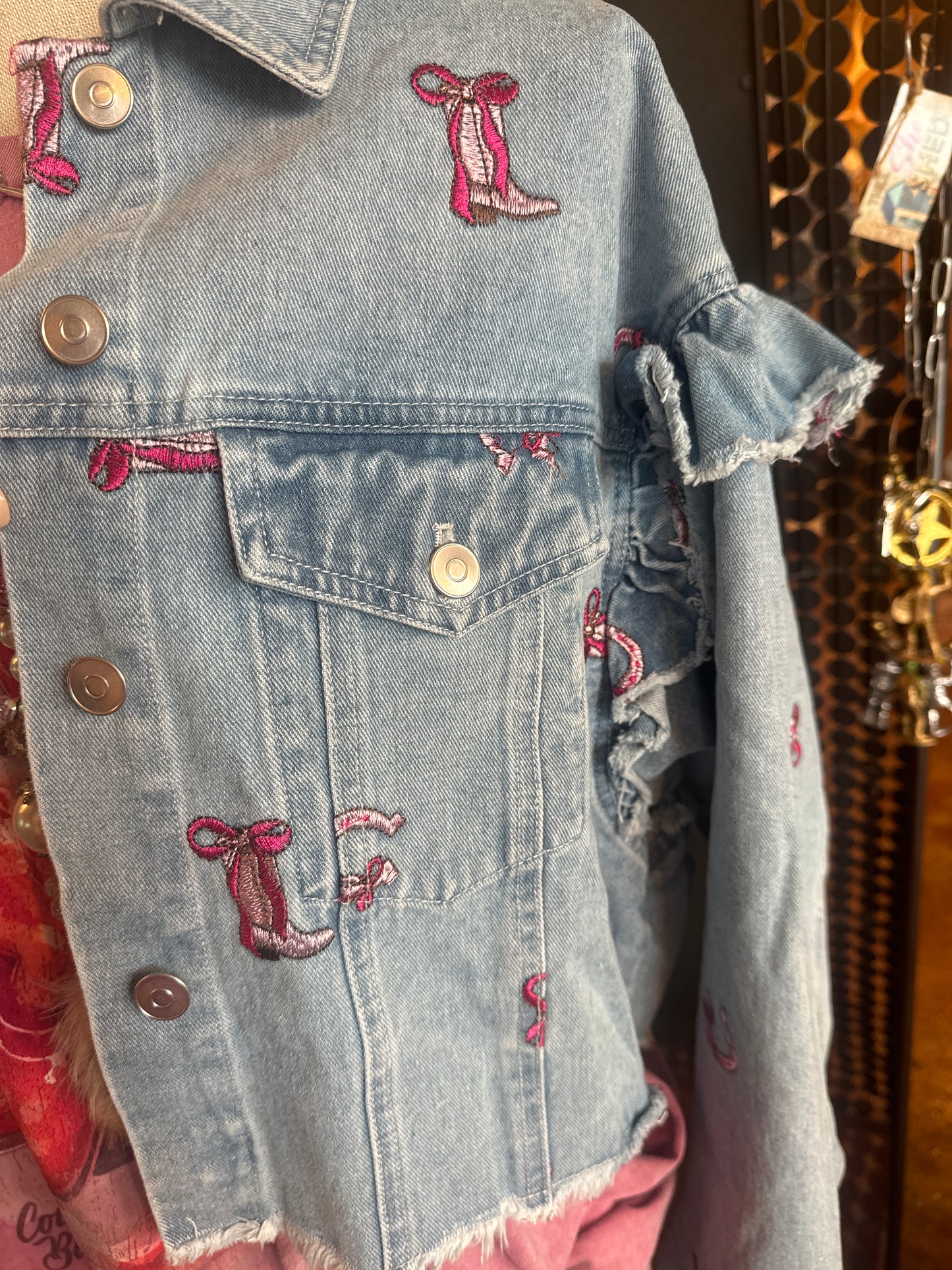 Boots & Bows Denim Jacket