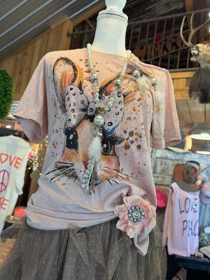 Bunny Bow Bling Tee