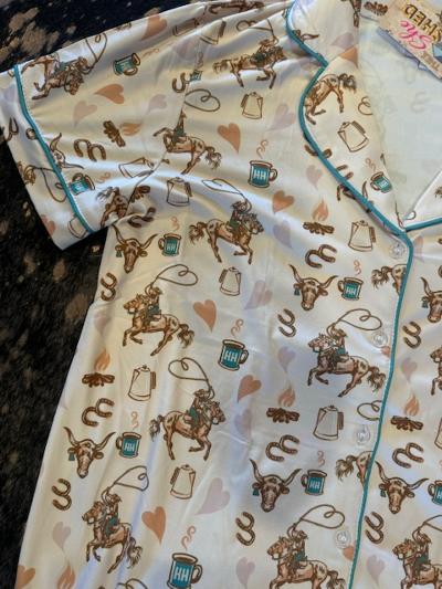 Coffee Cowgirl PJ's