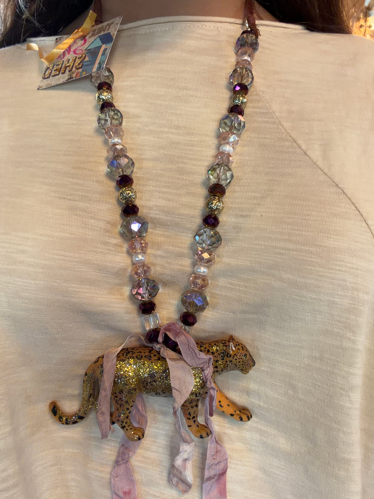 Wild about Leopard Necklace