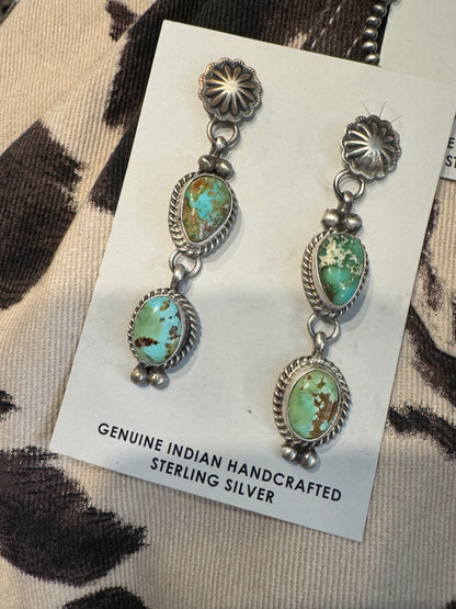 Vicky Hicks Navajo Statement Piece Earrings