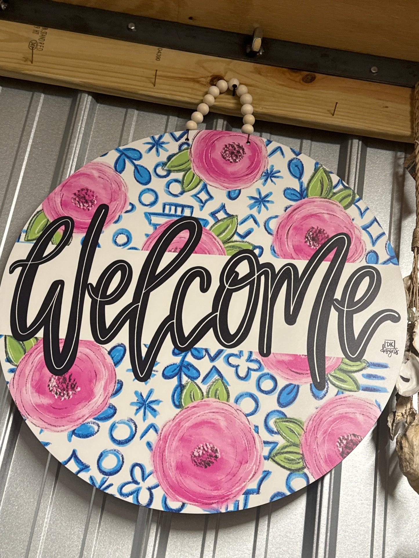 Chinoiserie Line 23" Welcome
