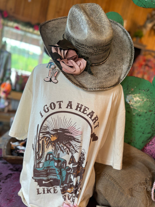Heart Like a Truck Tee