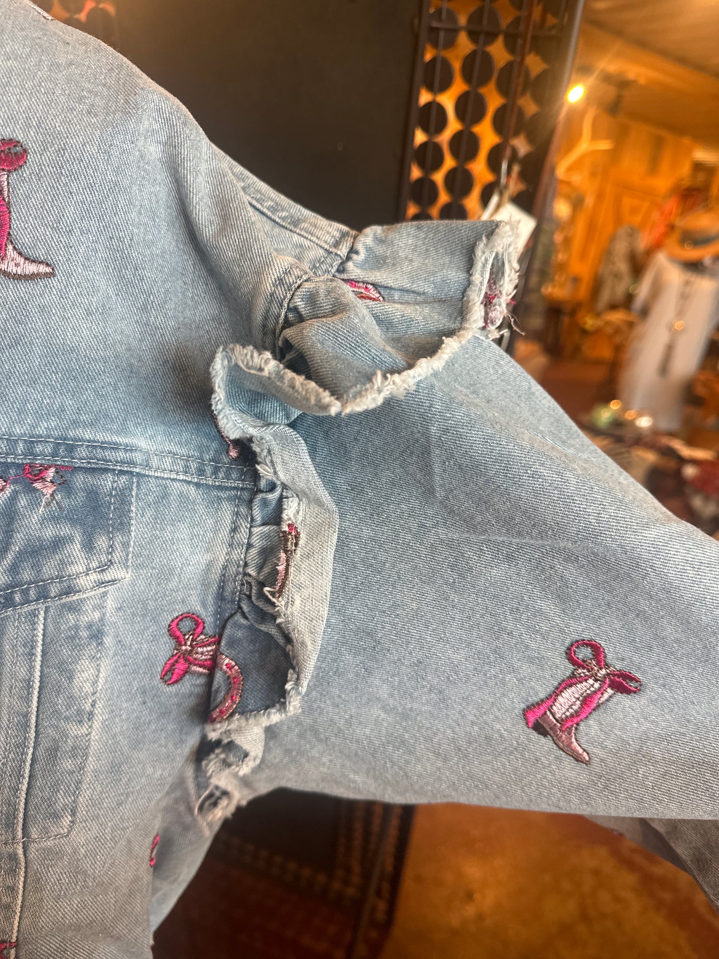 Boots & Bows Denim Jacket