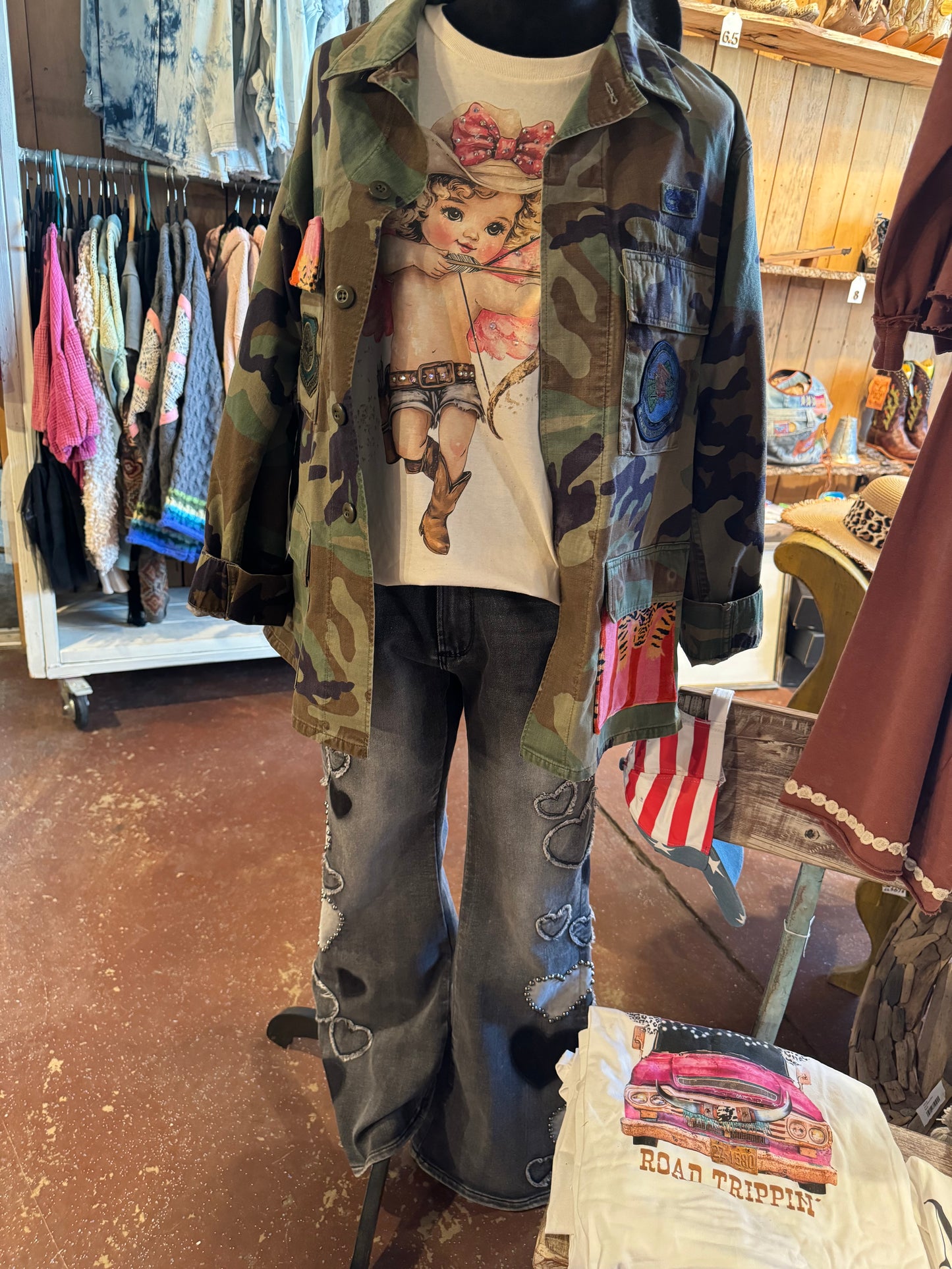 Wild Cheetah Long Camo Jacket