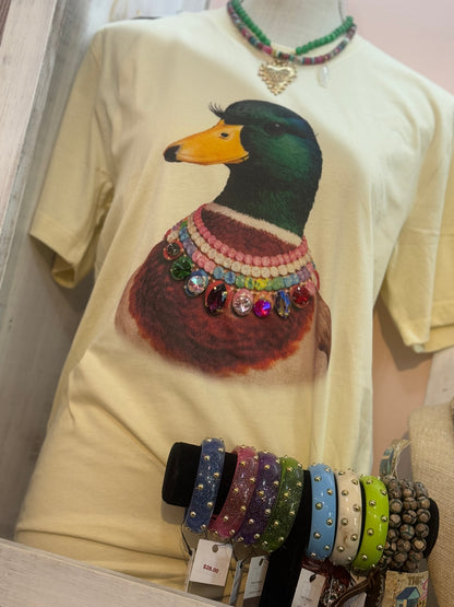 Mallard Duck Jewel Collar Tee