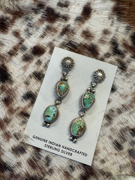 Vicky Hicks Navajo Statement Piece Earrings