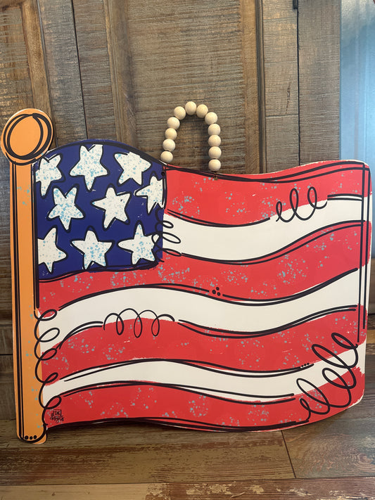 American Flag Hanger