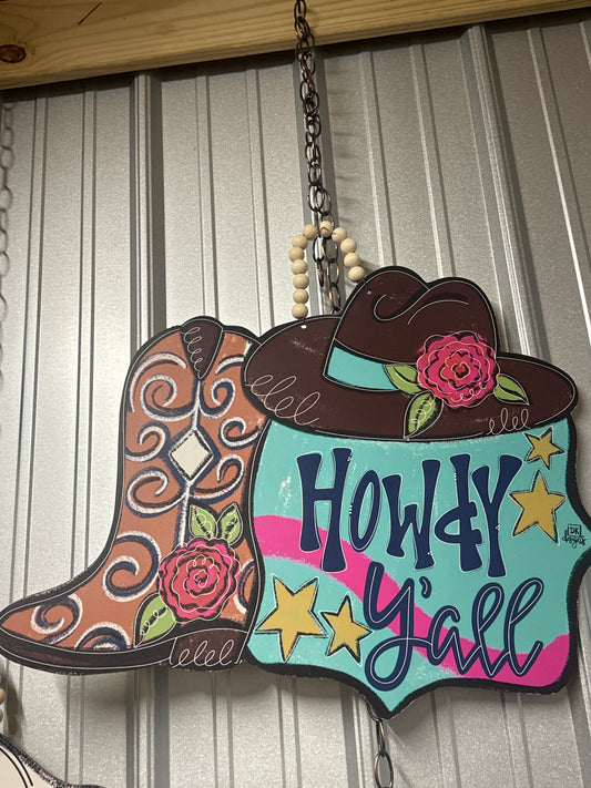 Howdy Y'all Hanger