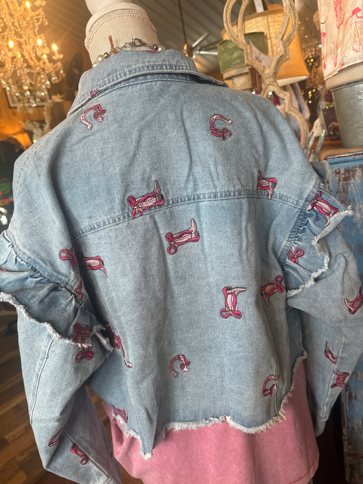 Boots & Bows Denim Jacket