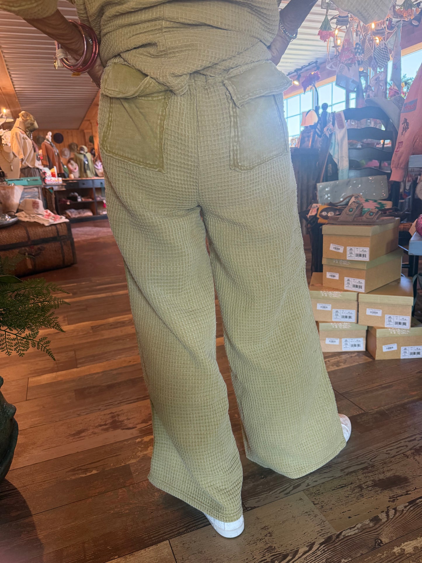 Green Tea Pants