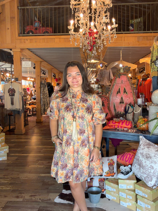 Bohemian Brown Dress