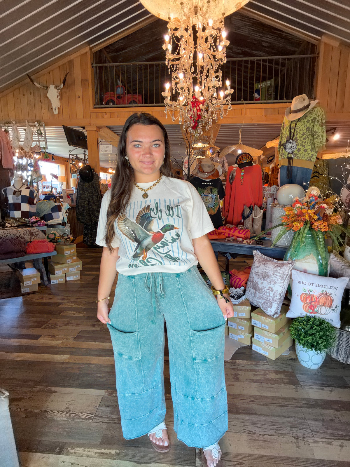 Light Wash Color Comfy Pants