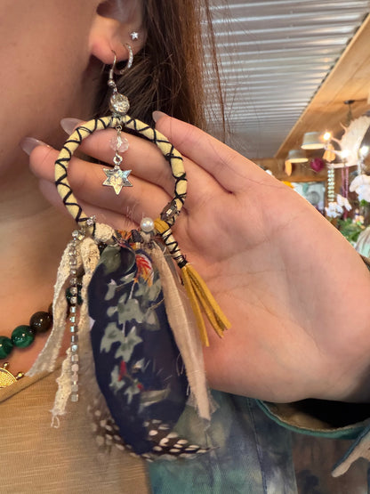 Dream Big Hoop Scarf Earring