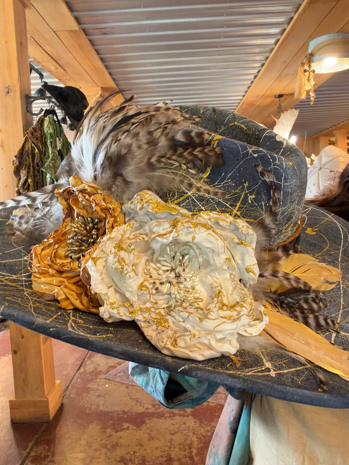 Unique Fancy Paint Splattered Hat