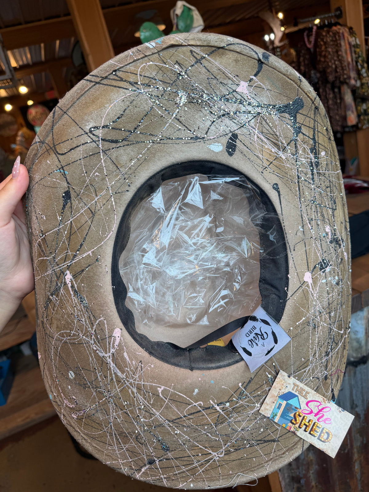Unique Fancy Paint Splattered Hat