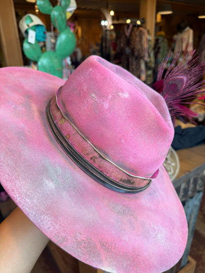 Hot Pink Rare Heart Hat
