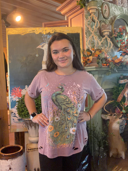 Royal Peacock Tee