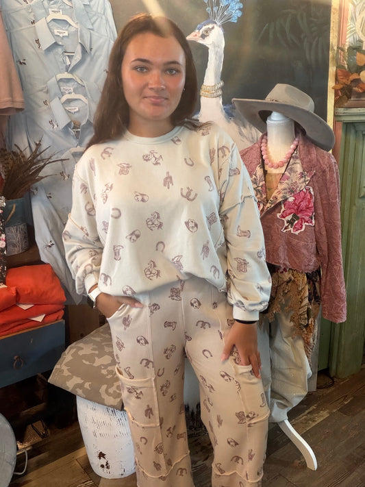 Western Graphic Comfy Top