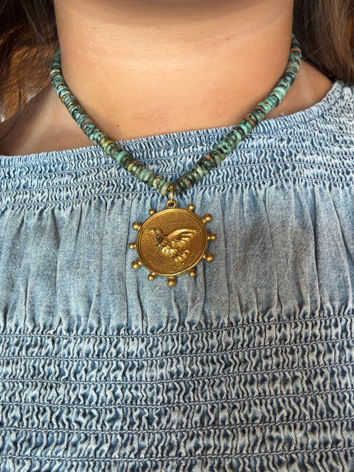 Duck Concho Necklace