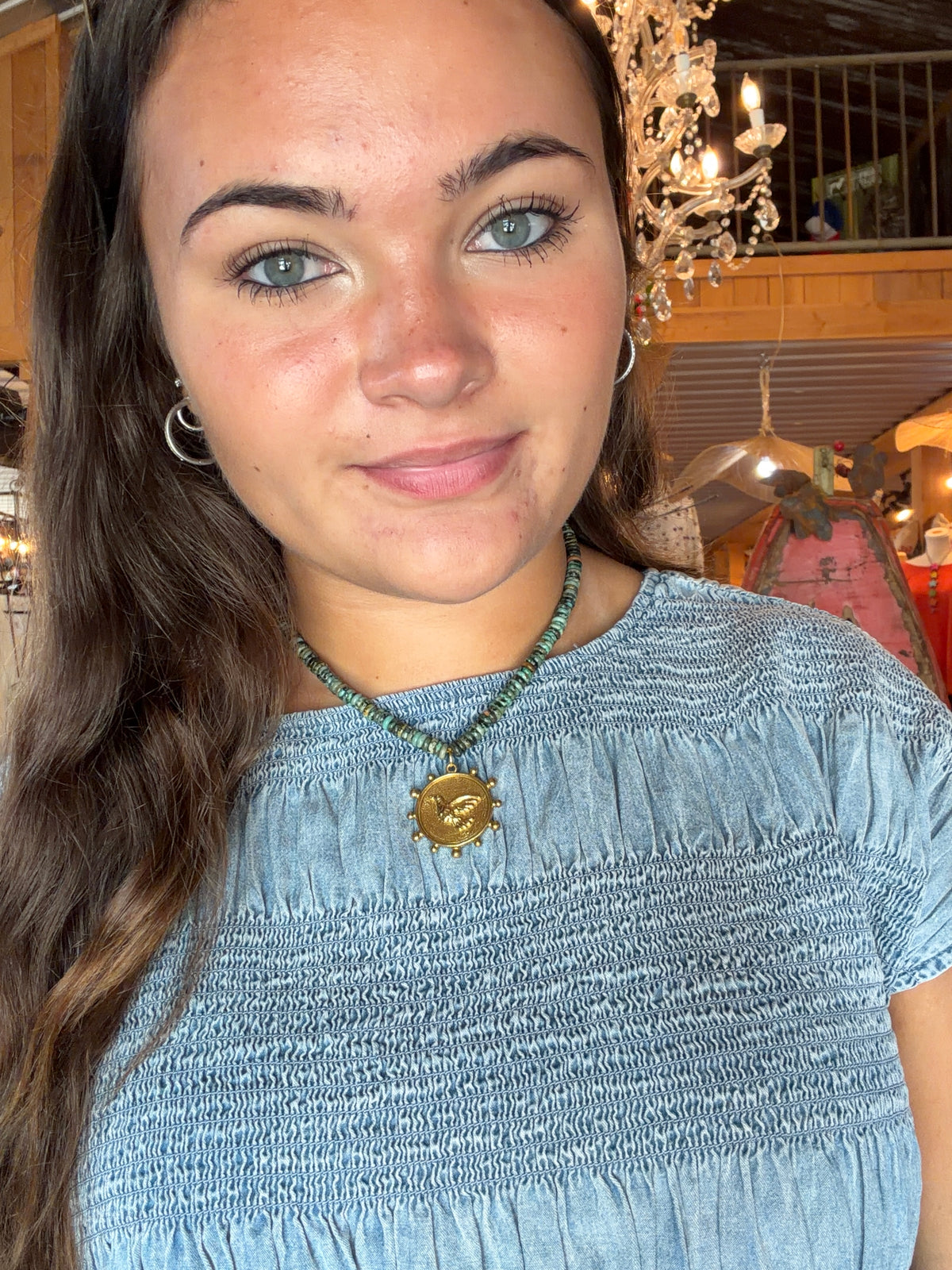 Duck Concho Necklace