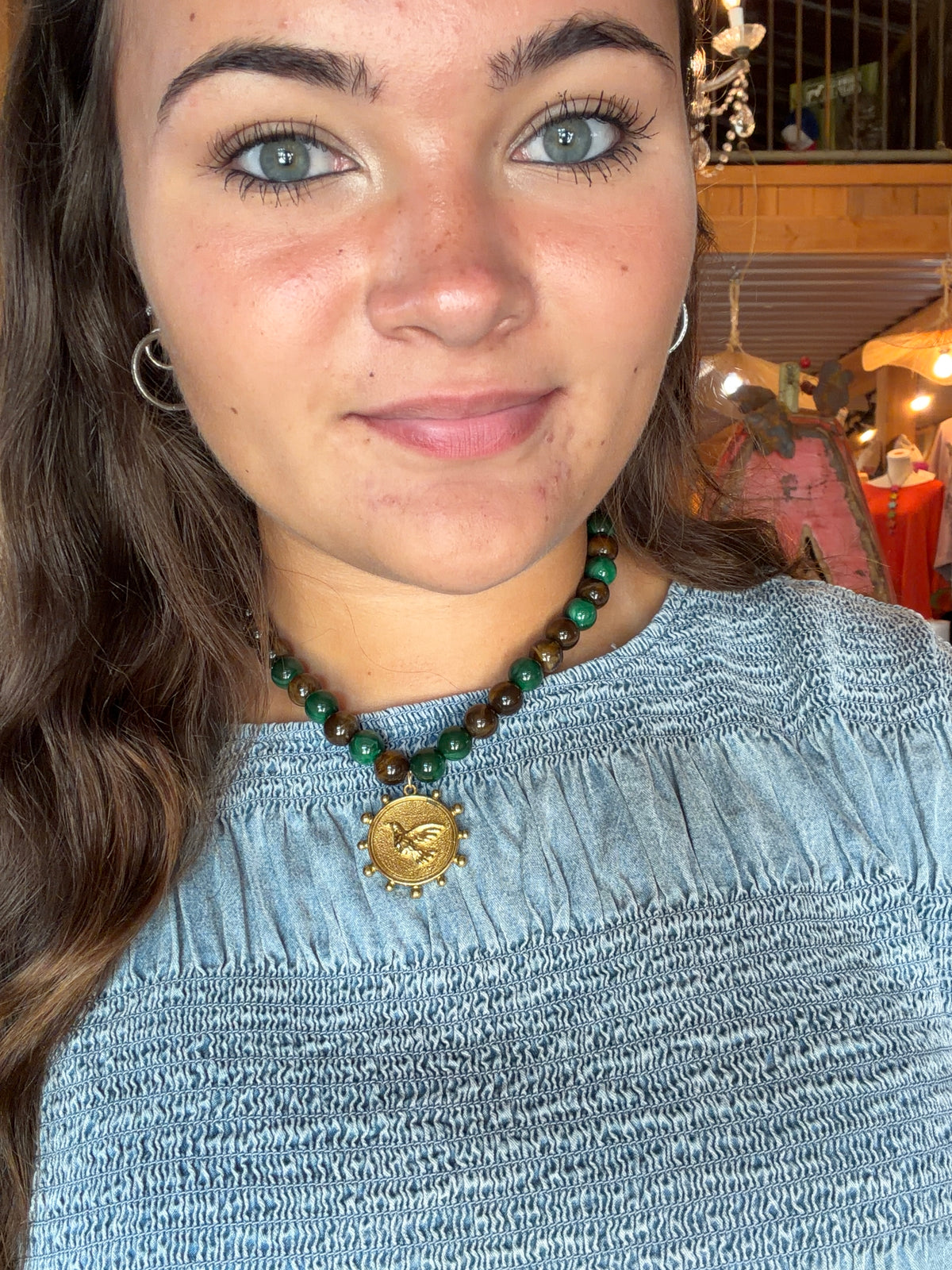 Duck Concho Necklace