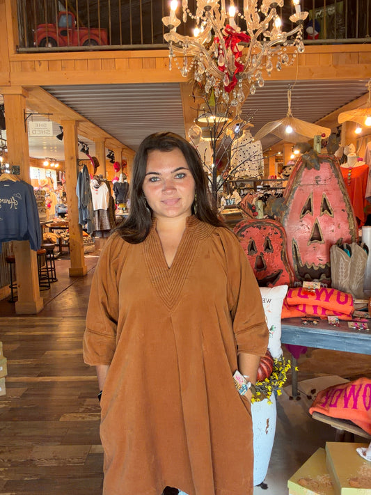 Fallin' for Camel Dress