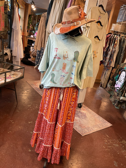 Sage Boots Tee